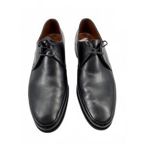 Bally Suisse Prestige Black Leather Luxury Oxford dress Shoes Size 8